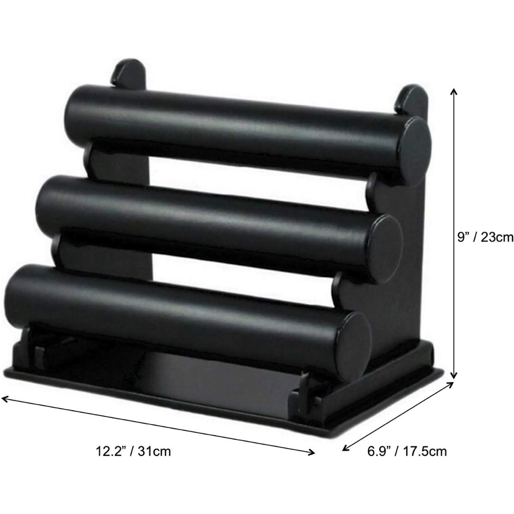 NWOT 3 tier Black scrunchie holder / Jewelry Display Stand / Bracelet Holder